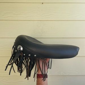 Mustang Motorcycle seat with Tassels